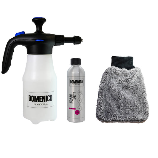 FOAMING SET - Schaumsprüher - Autoshampoo - Autohandschuh